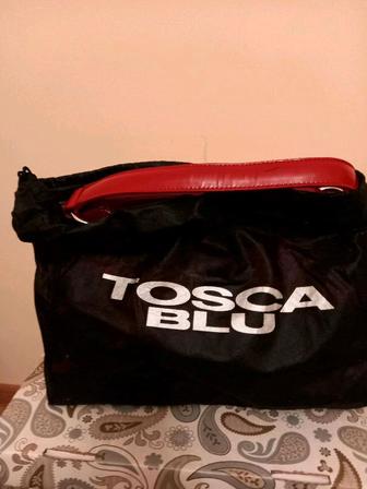 Лаковая сумка TOSCA BLU красного цвета