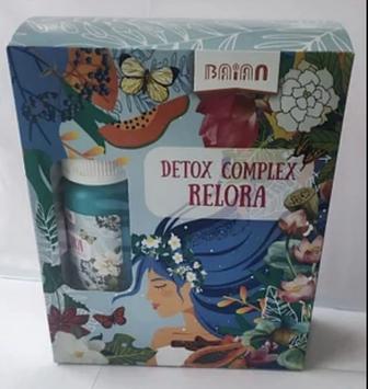 Detox Complex Relora для похудения (60 капсул и 30 пакетиков чая)