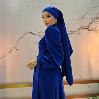 Прокат мусульманское платье с пышной юбкой