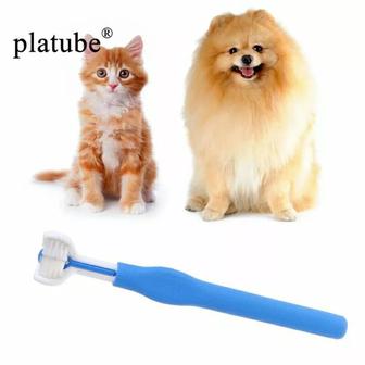 Зубная щетка для кошек и собак.