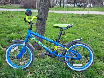 Детский велосипед 16 Dingo Welt алюминиевая рама, легкий, 105-120см