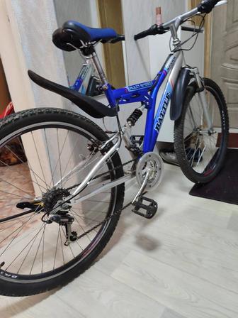 Велосипед Battle синий/серый