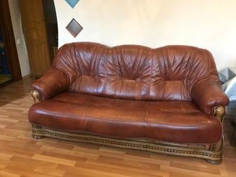 Кожаный Белорусский диван