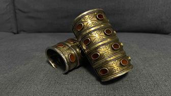 Туркменские Старинные серебряные браслеты