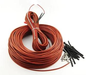 Греющий кабель 33 Ом/м для инкубатора, брудера теплый пол
