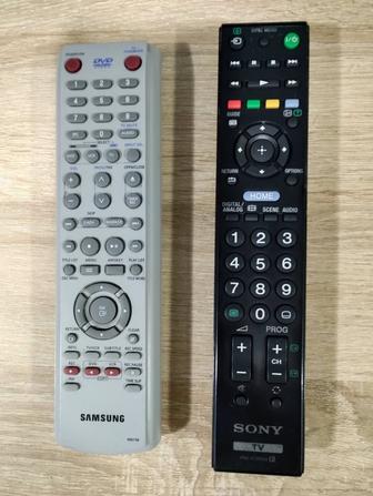 Пульты Sony для TV и Samsung для TV и DVD