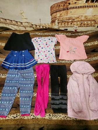 Вещи пакетом для девочки 4-5 лет одежда