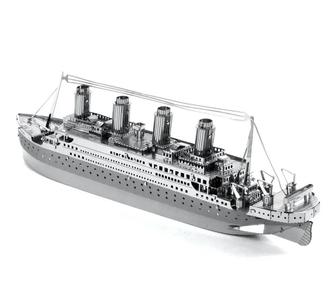 Титаник корабль реалистичный 3D металлический для сборки