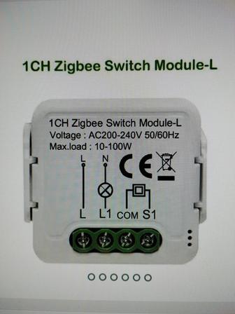 Умный переключатель Zigbee Tuya smart switch