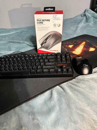 hyperx pulsefire core Мышка и клавиатура red dragon k552