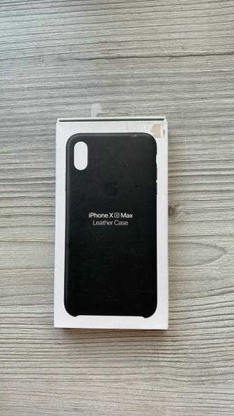 IPhone XS Max Leather Case Black
