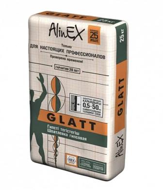 Шпатлевка гипсовая AlinEX Glatt 25 кг