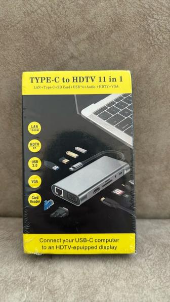 Док-станция Type-C to HDTV 11in 1