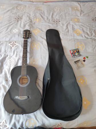 Полный комплект акустической гитары Fante FT-R38-B черного цвета