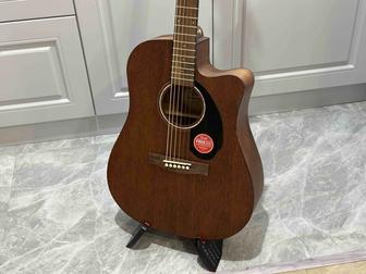 Fender cd60s brown акустическая гитара