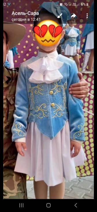 Казахский национальный костюм на девочку 8-9-10 лет
