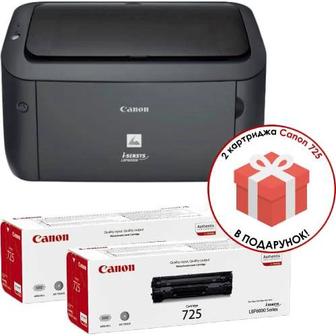 Принтер Canon i-SENSYS LBP6030B черный , 2 картриджа в комплекте