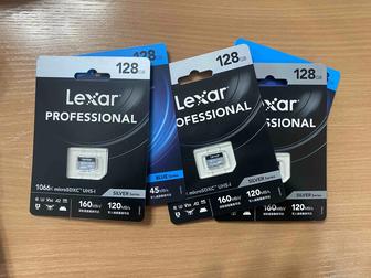 Карты памяти Lexar microSD 128gb