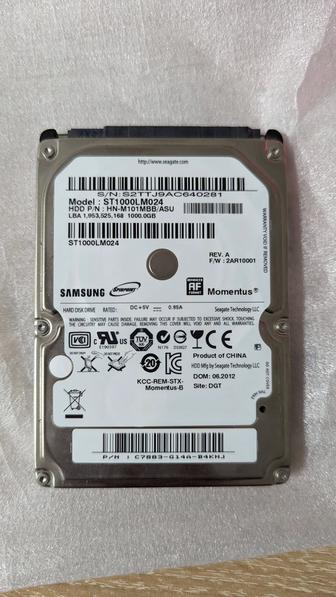 Hard disk Samsung 1тб для ноутбука