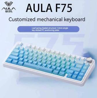 AULA F75 Side-Printed Беспроводная механическая клавиатура