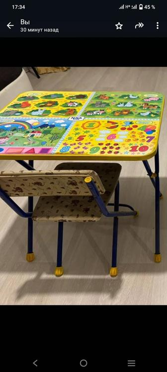 Продам детский стол со стулом