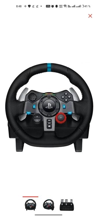 Игровой контроллер Logitech G29 Driving Force Racing Wheel черный