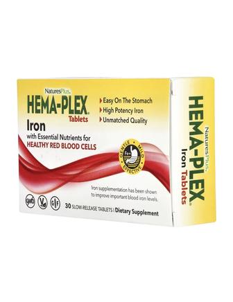 Hema-Plex, железо 30 таблеток