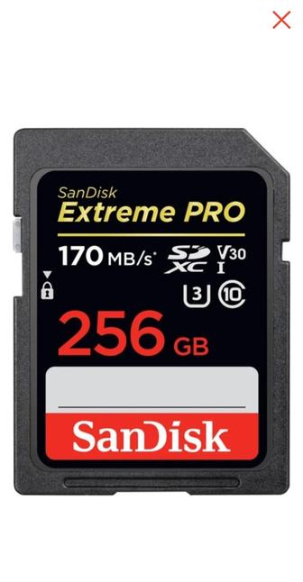 Карта памяти SanDisk Extreme Pro SDSDXXY-256G-ANCIN 256Gb