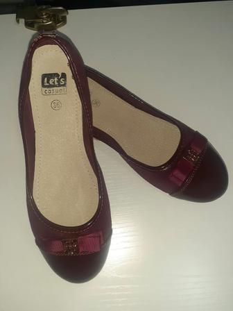 Продаются новые туфли для девочки 36 размера
