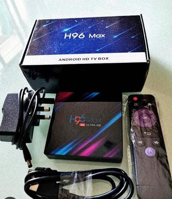 H 96 Max 4 K Ultra HD Android tv box для телевизора или любого монитора