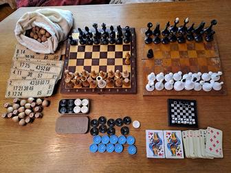 Шахматы шашки лото и др.
