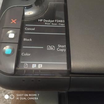 Продам принтер HP DESKJET F 2480 3 в одном(принтер, сканер,ксерокс)