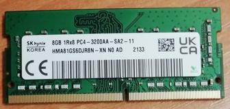 Продам DDR4 SODIMM 8GB 3200 SK hynix