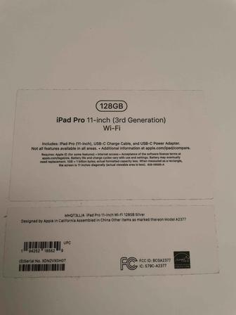 iPad Pro 11- inch 3 gen 128Gb