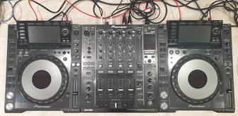 Комплект Pioneer DJM 900 SRT и CDJ 2000 NEXUS