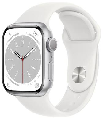 Продам Смарт-часы Apple Watch Series 8 45 мм Aluminum серебристый-белый