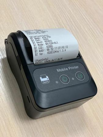 Мобильный карманный принтер чеков