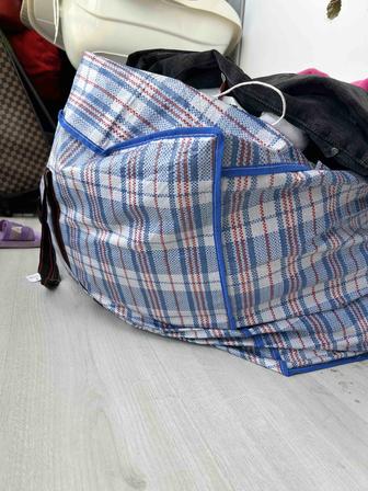 Большая китайская сумка с одеждами для детей и взрослых