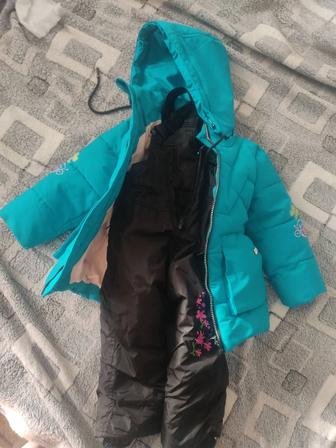 Зимняя куртка с комбенезоном