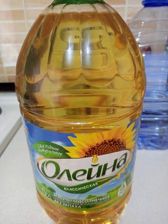 Продам подсолнечное рафинированное масло Олейна 5 литров