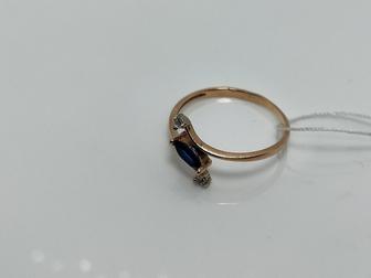 Золотое кольцо, проба 585 RUS, размер 17.5