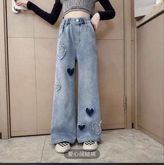Продам джинсовые брюки для девочек
