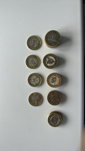 Продам сувенирные монеты 100 тг