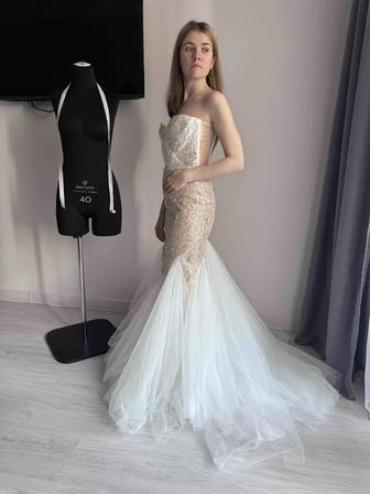 Новое свадебное платье-русалка