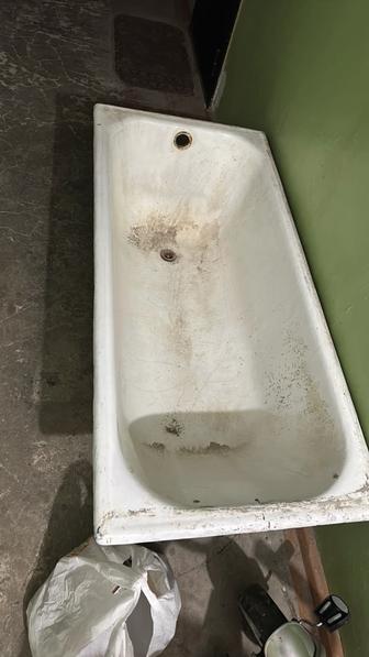 Чугунная ванна на металл