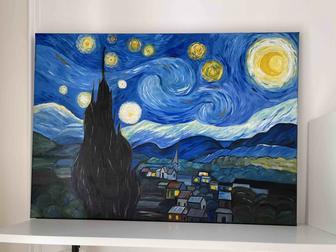 Картина маслом Ван Гог Звездная ночь