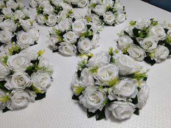 Цветы искусственные свадьба букет