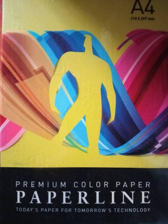 Бумага цветная А4 Paperlin