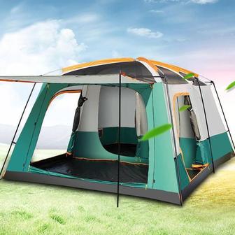 Палатка и спальные мешки