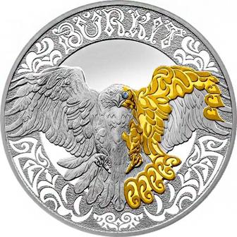 Коллекционная монета из серебра Беркут